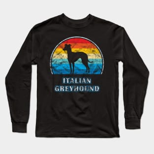 Italian Greyhound Vintage Design Dog Long Sleeve T-Shirt